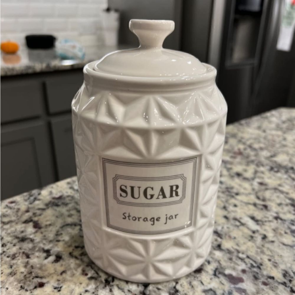 White Kitchen Food Storage Container